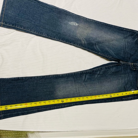 Guess sz 28 daredevil boot cut low rise approx 8 - 8.5 inches - Picture 5 of 13